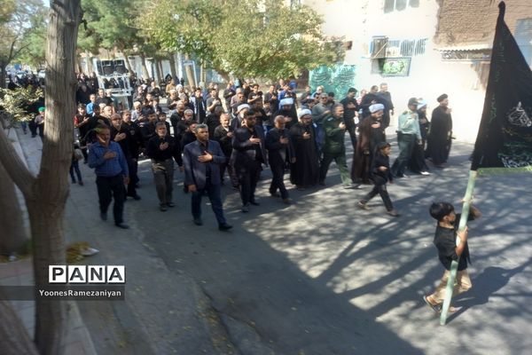 مراسم پیاده روی جاماندگان اربعین در شهرستان خلیل آباد