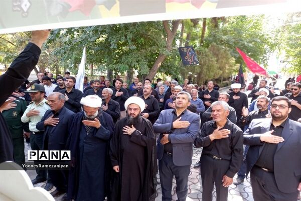 مراسم پیاده روی جاماندگان اربعین در شهرستان خلیل آباد