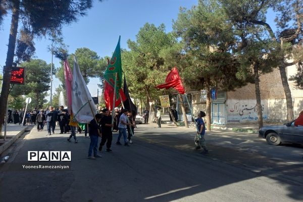 مراسم پیاده روی جاماندگان اربعین در شهرستان خلیل آباد