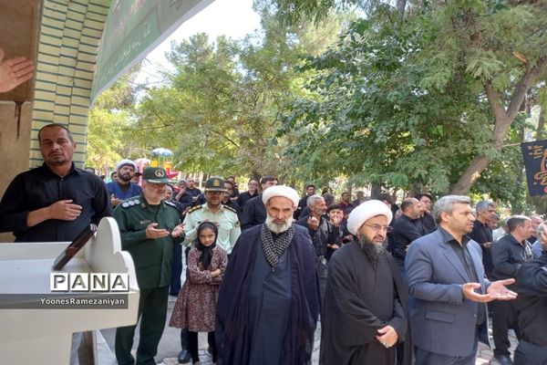 مراسم پیاده روی جاماندگان اربعین در شهرستان خلیل آباد