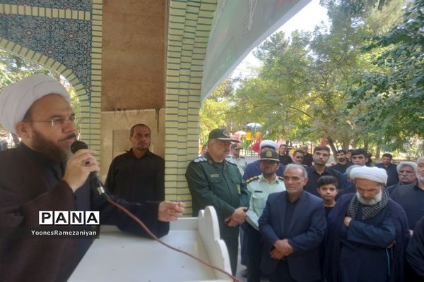 مراسم پیاده روی جاماندگان اربعین در شهرستان خلیل آباد