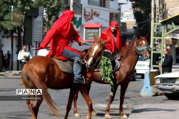 مراسم پیاده‌روی جاماندگان اربعین حسینی در شهرستان پاکدشت