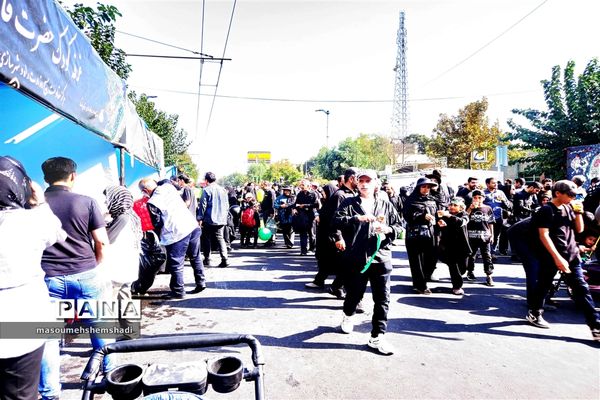 قدم قدم تا دلدادگی به آستان مطهر و نورانی  جاماندگان اربعین حسینی