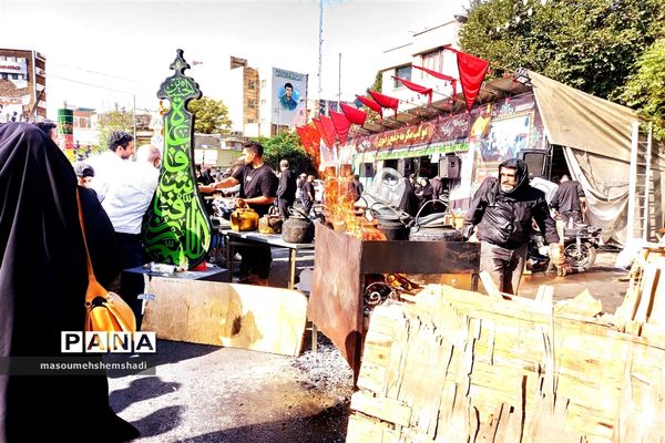 قدم قدم تا دلدادگی به آستان مطهر و نورانی  جاماندگان اربعین حسینی