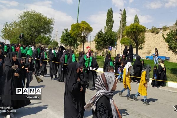 پیاده‌روی و عزاداری جاماندگان اربعین حسینی در شهرستان فیروزکوه