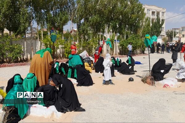 پیاده‌روی و عزاداری جاماندگان اربعین حسینی در شهرستان فیروزکوه
