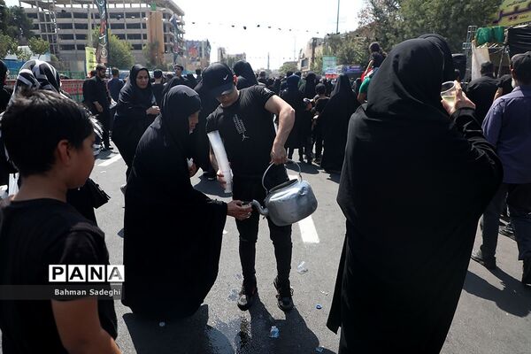 پیاده‌روی جاماندگان اربعین حسینی در تهران