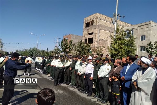 مراسم تشییع پیکر شهید داوود صبوری در داورزن