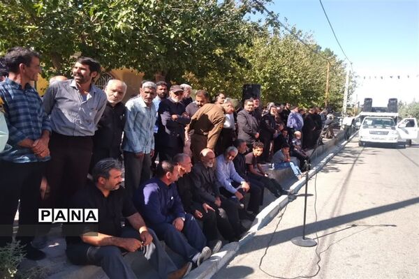 مراسم تشییع پیکر شهید داوود صبوری در داورزن