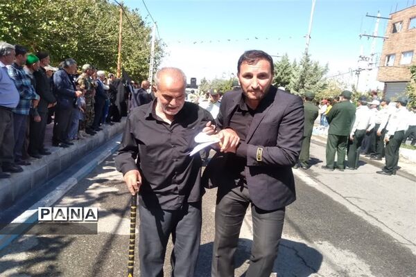 مراسم تشییع پیکر شهید داوود صبوری در داورزن