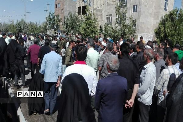 مراسم تشییع پیکر شهید داوود صبوری در داورزن