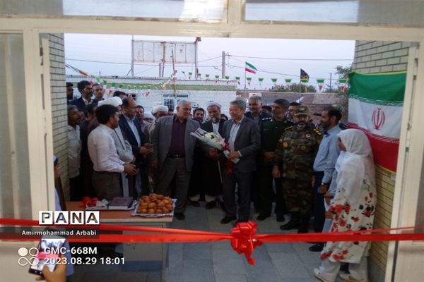 بهره برداری و افتتاح دبستان شش کلاسه شفا در روستای قلعه گک تربت‌جام