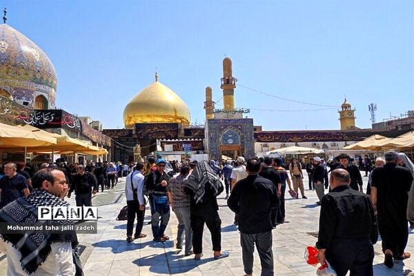 خیل عظیم دلدادگان در مرقد امام حسن عسکری ( ع)