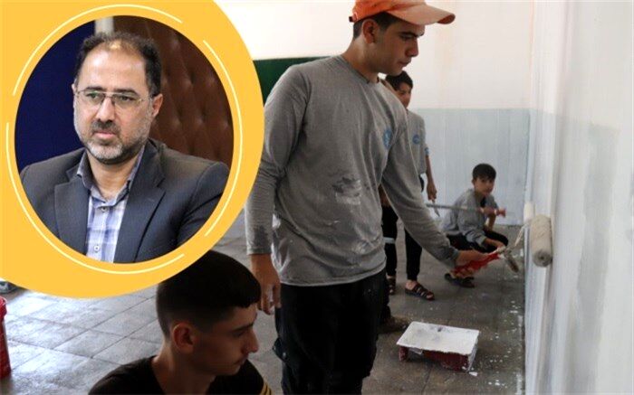 شاداب‌سازی ۶۴ مدرسه در طرح شهید عجمیان در البرز