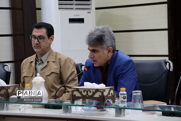 جلسه ستاد شاهد آموزش و پرورش استان بوشهر