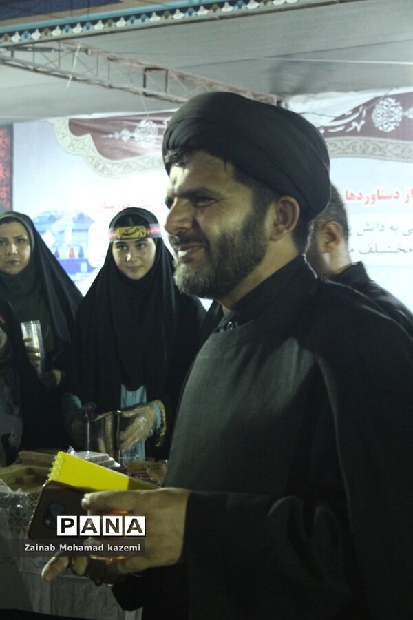 موکب سازمان دانش‌آموزی آبادان در مرز شلمچه