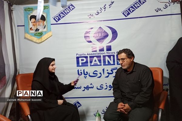 موکب سازمان دانش‌آموزی آبادان در مرز شلمچه