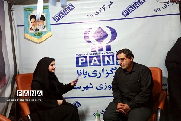 موکب سازمان دانش‌آموزی آبادان در مرز شلمچه
