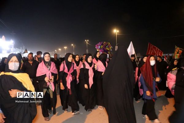 کاروان دانش‌آموزی پیاده‌روی اربعین استان مرکزی