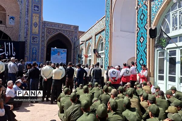 مراسم تشییع و خاکسپاری شهید سرگرد داوود صبوری در سبزوار