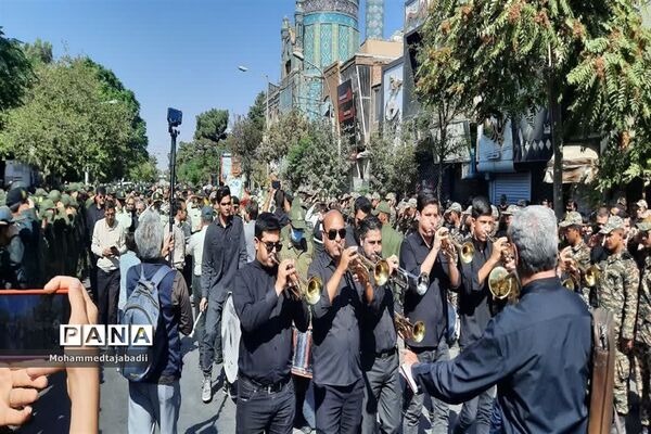 مراسم تشییع و خاکسپاری شهید سرگرد داوود صبوری در سبزوار