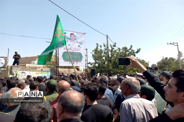 مراسم تشییع و خاکسپاری شهید سرگرد داوود صبوری در سبزوار