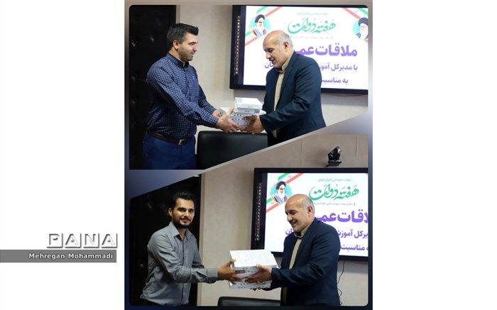 اهدای تبلت توسط مدیرکل آموزش و پرورش گلستان به سازمان دانش آموزی استان