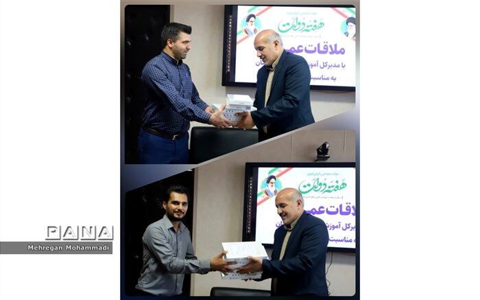 اهدای تبلت توسط مدیرکل آموزش و پرورش گلستان به سازمان دانش آموزی استان