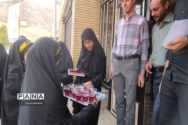 موکب دانش‌آموزی اربعین‌حسینی در شهرستان فیروزکوه