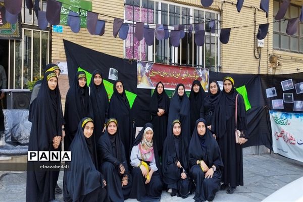 موکب دانش‌آموزی اربعین‌حسینی در شهرستان فیروزکوه