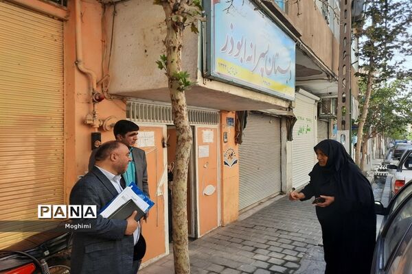 بازدید معاون پرورشی و تربیت بدنی از مدارس منطقه ۱۳ در روز مانور بازگشایی