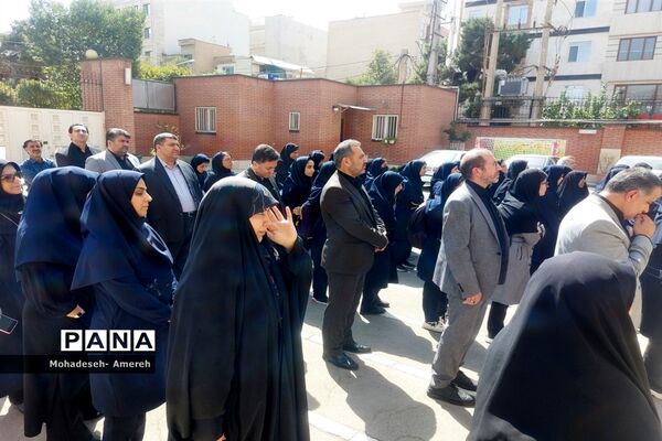 مانور بازگشایی مدارس منطقه ۸