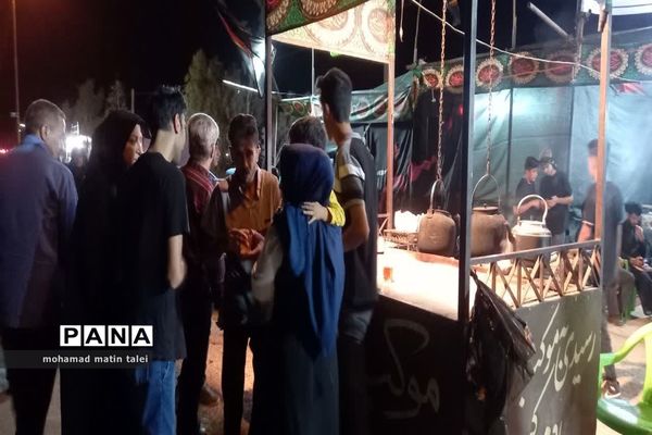 پذیرایی موکب‌ها از زوار اربعین حسینی در بافق