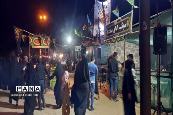 پذیرایی موکب‌ها از زوار اربعین حسینی در بافق