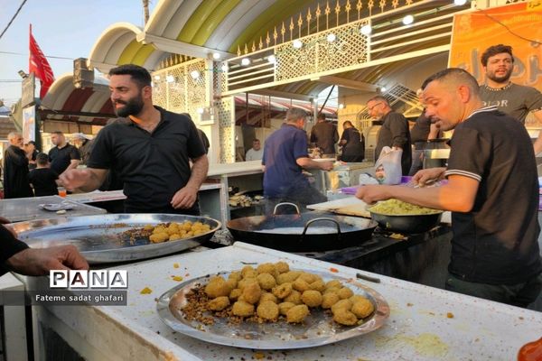 راهپیمایی اربعین در کربلا