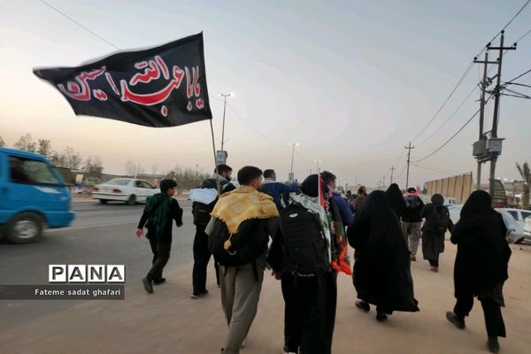راهپیمایی اربعین در کربلا
