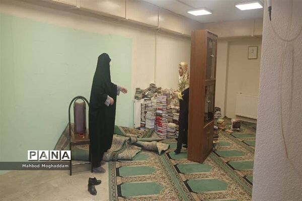 آماده سازی دبیرستان شهیده قزوینی منطقه ۱۳ برای بازگشایی در اول مهر