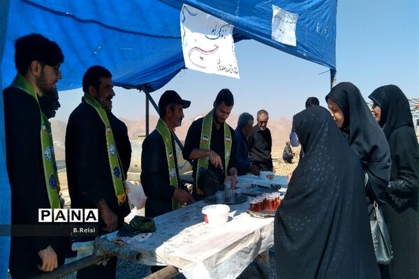 برپایی موکب آموزش و پرورش منطقه لاران  در سورشجان