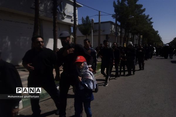 مراسم پیاده روی جاماندگان اربعین حسینی در تربت‌جام