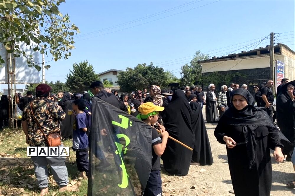 مراسم جاماندگان اربعین در قائمشهر
