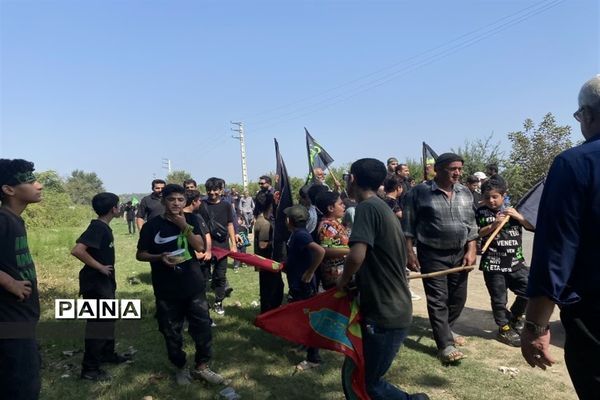 مراسم جاماندگان اربعین در قائمشهر