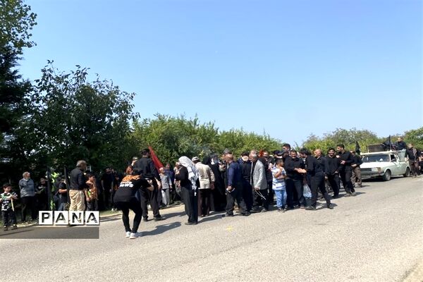 مراسم جاماندگان اربعین در قائمشهر