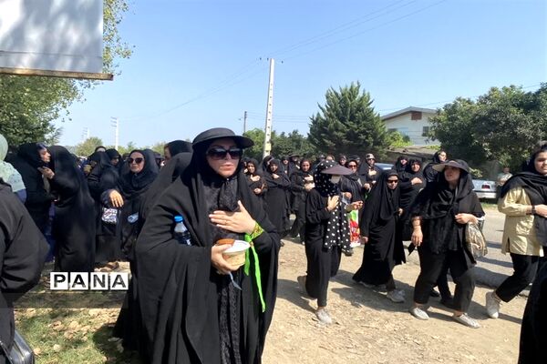 مراسم جاماندگان اربعین در قائمشهر