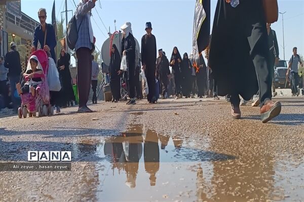 پیاده‌روی زائرین اربعین حسینی