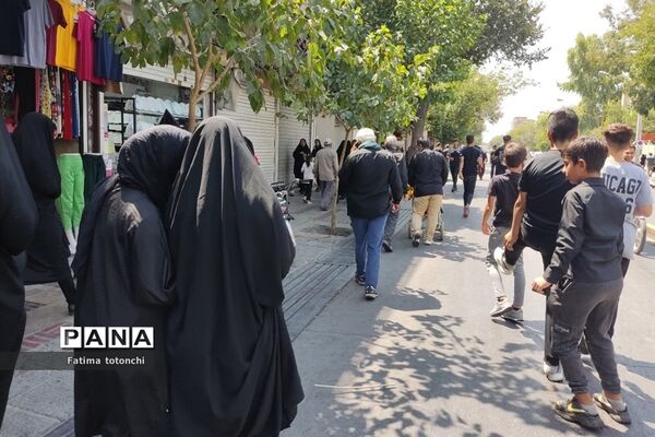 پیاده‌روی جاماندگان اربعین درشیراز