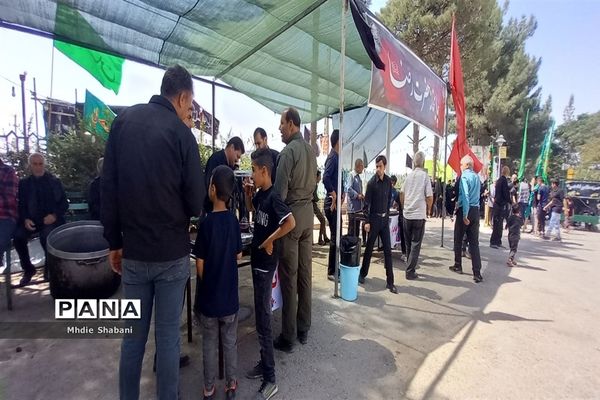 مراسم عزاداری روز اربعین درآستان مقدس امامزاده سید محمد(ع)کاشمر