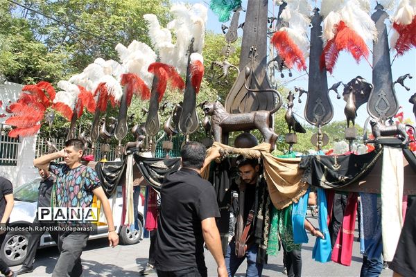 بیعت عاشقان اباعبدالله (ع) در روز اربعین