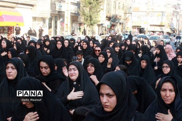 پیاده‌روی بهارستانی‌های عاشورایی جامانده از اربعین حسینی