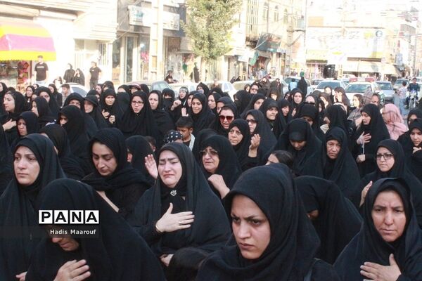پیاده‌روی بهارستانی‌های عاشورایی جامانده از اربعین حسینی
