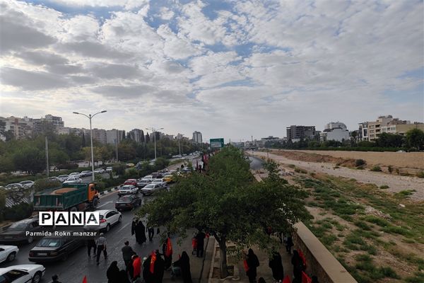 پیاده روی جاماندگان اربعین درشیراز